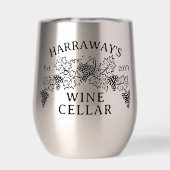 Wijnkelder Home Winery Druiven laat aangepaste naa (Achterkant)