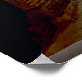 Wijnkelder in Montepulciano, Toscane, Italië Poster (Hoek)