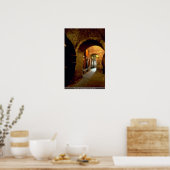 Wijnkelder in Montepulciano, Toscane, Italië Poster (Keuken)