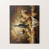 Wijnkelder Wijnmakerij Druiven Stilleven Legpuzzel (Verticaal)