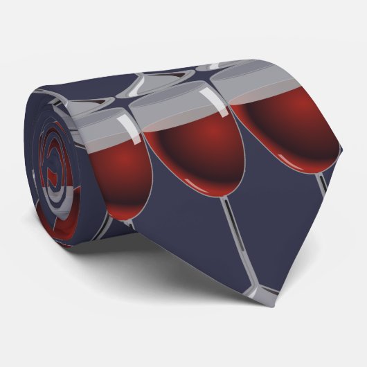 Wijnkenner - stropdas (Opgerold)