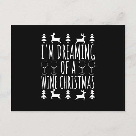Wijnkerst Briefkaart (Voorkant)