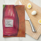 Wijnkeukenhanddoek! Theedoek (Quarter Fold)