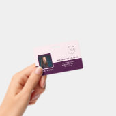 Wijnkleur Royal Crimson Logo & Barcode Badge (Handheld)