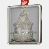 Wijnkoeler, c.1815-20 metalen ornament (Links)