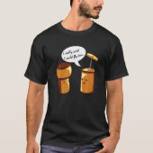 Wijnkurk Alcoholic Liquor Vine Gegenereerde druive T-shirt (Voorkant)