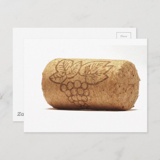 Wijnkurk Briefkaart (Voorkant / Achterkant)