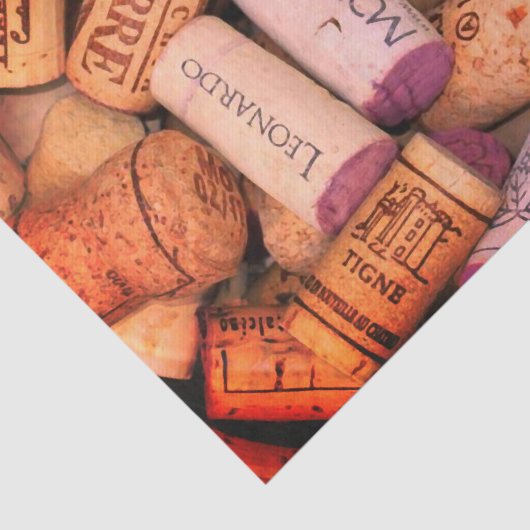 Wijnkurk - cadeaupapier tissuepapier (Detail)