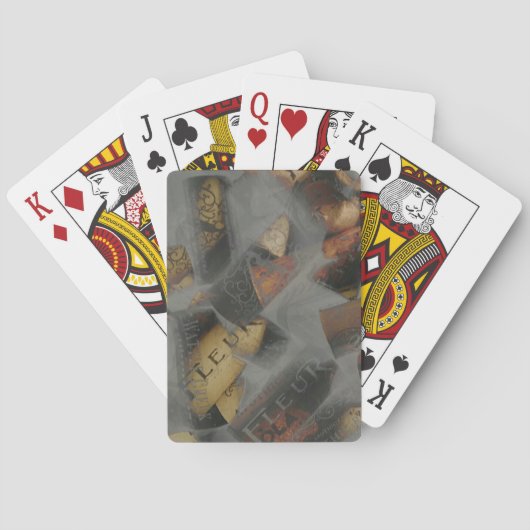 Wijnkurk Dry Ice Pokerkaarten (Achterkant)