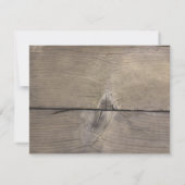 Wijnkurk Hart Ontvangstkaart Kaart (Achterkant)