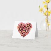 Wijnkurk — Hartkaart Kaart (Gele Bloem)