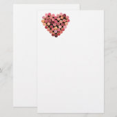 Wijnkurk — kunstgebak briefpapier (Voorkant / Achterkant)