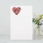 Wijnkurk — kunstgebak briefpapier (Staand voorkant)