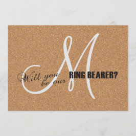 Wijnkurk Trouwfeest Wil Je Mijn Ringendrager Zijn Kaart