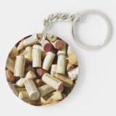 Wijnkurkcirkel, dubbelzijdige Sleutelhanger! Sleutelhanger (Achterkant)