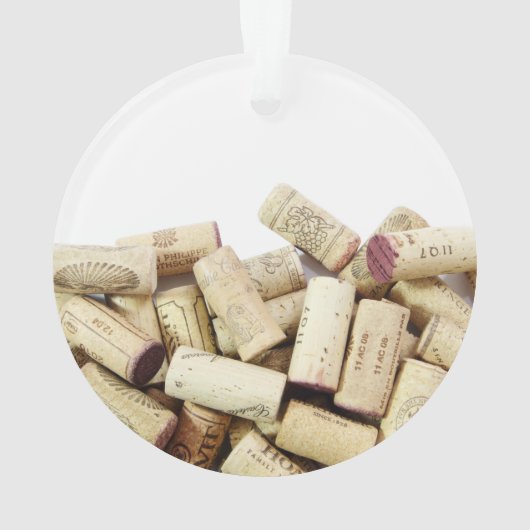 Wijnkurken - Aangepast Ornament (achterkant)