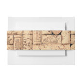 Wijnkurken, buikstrengen uitnodigingen wikkel (Voorkant Voorbeeld)