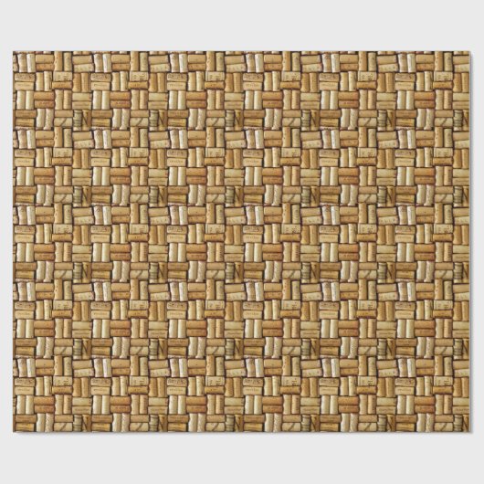 Wijnkurken Cadeaupapier (Vlak)