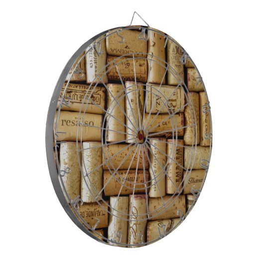 Wijnkurken Dartbord (Voorkant Links)