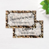 Wijnkurken Foto, Wedding & Event Drink Tickets Visitekaartje (Bureau)