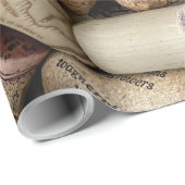 Wijnkurken fotopapier cadeaupapier (Rol Hoek)