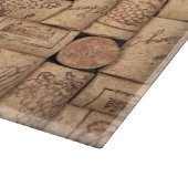 Wijnkurken Glazen snijvlak Snijplank (Hoek)