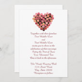 Wijnkurken - Heart Wedding-uitnodigingen Kaart (Voorkant / Achterkant)