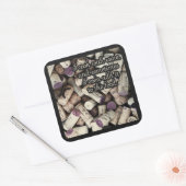 Wijnkurken Quote stickers (Envelop)