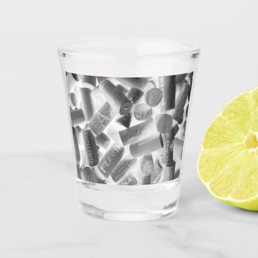 Wijnkurken Shot Glas (Voorkant)