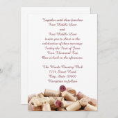 Wijnkurken Weddenschappen Kaart (Voorkant / Achterkant)