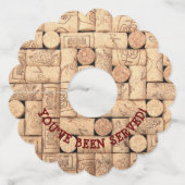 Wijnkurken Wijnglaslabel (Voorkant)