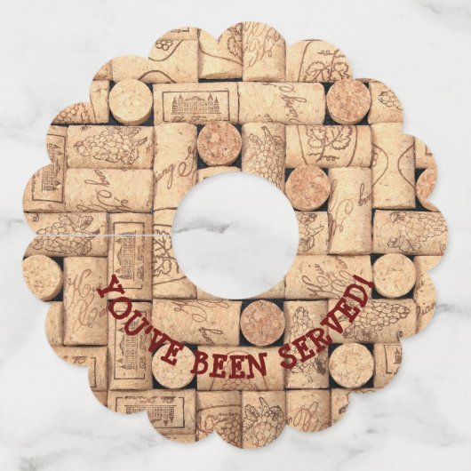 Wijnkurken Wijnglaslabel (Voorkant)