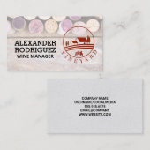 Wijnkurken | Wijngoed Logo Visitekaartje (Voorkant / Achterkant)