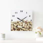 Wijnkurkklok Vierkante Klok (Huis)