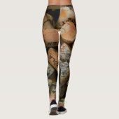 Wijnkurkontwerp Leggings (Achterkant)