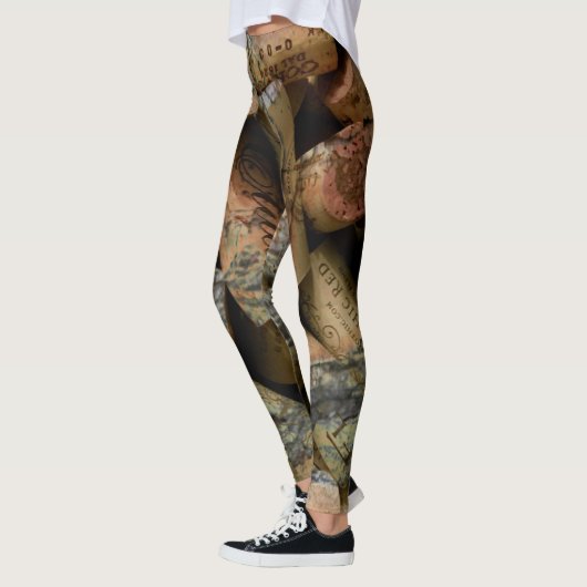 Wijnkurkontwerp Leggings (Links)