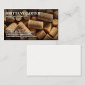 Wijnkurkstapels Visitekaartje (Voorkant / Achterkant)