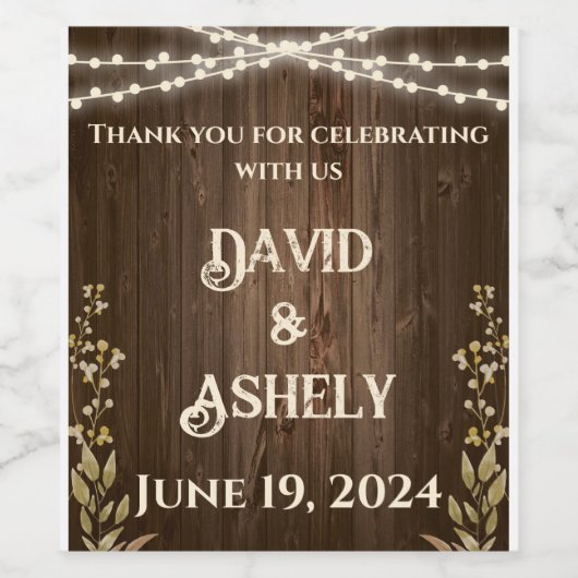 Wijnlabel bijtende wijn wijn etiket (Enkel label)