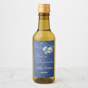 Wijnlabel Denim en Diamonds Wijn Etiket