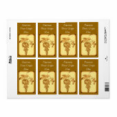 Wijnlabel druiven etiket (Full Sheet)