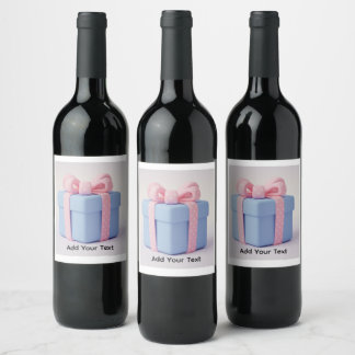 Wijnlabel Geschenkdoos Wijn Etiket