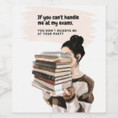 Wijnlabel ingesteld door kamergenoten Haven Wijn Etiket (Enkel label)