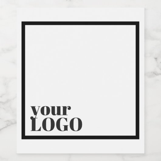 Wijnlabel Logo - Zakelijke Cadeaus Wijn Etiket (Enkel label)