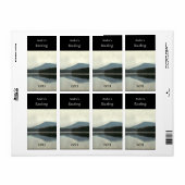 Wijnlabel Mountain Pond Etiket (Full Sheet)