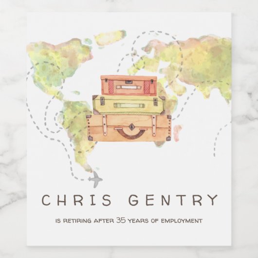 Wijnlabel Reisoproeppartij Wijn Etiket (Enkel label)