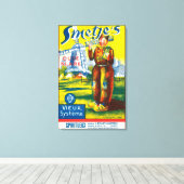 Wijnlabel SmetjeEuropa Canvas Afdruk (Insitu (Houten vloer))