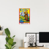 Wijnlabel SmetjeEuropa Poster (Thuiskantoor)