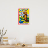 Wijnlabel SmetjeEuropa Poster (Keuken)