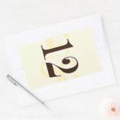 Wijnlabel Tabelnummer stickers 12 (Envelop)