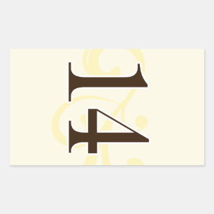 Wijnlabel Tabelnummer stickers 14